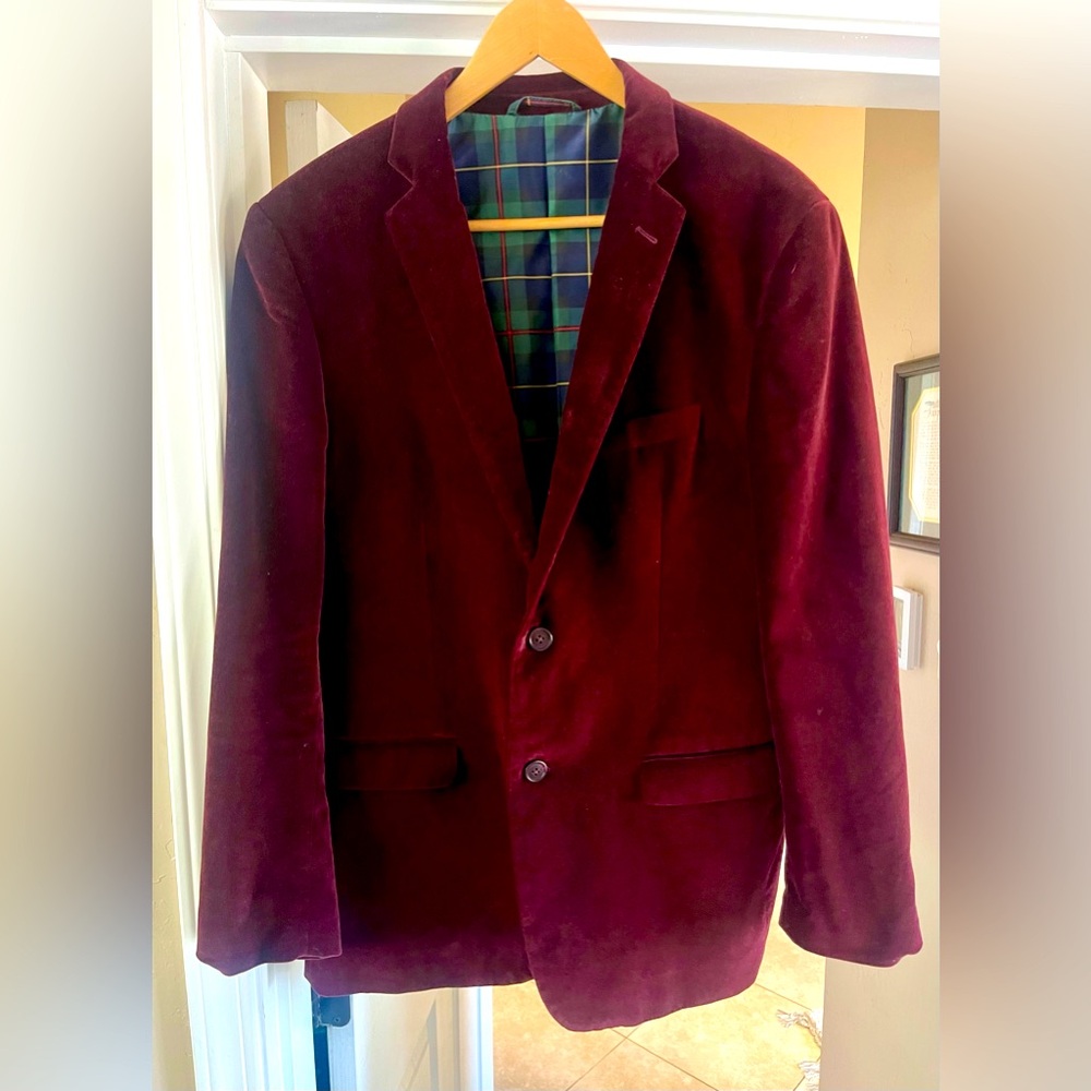 Men’s US Polo Assn. velvet Sport Coat size 42 R